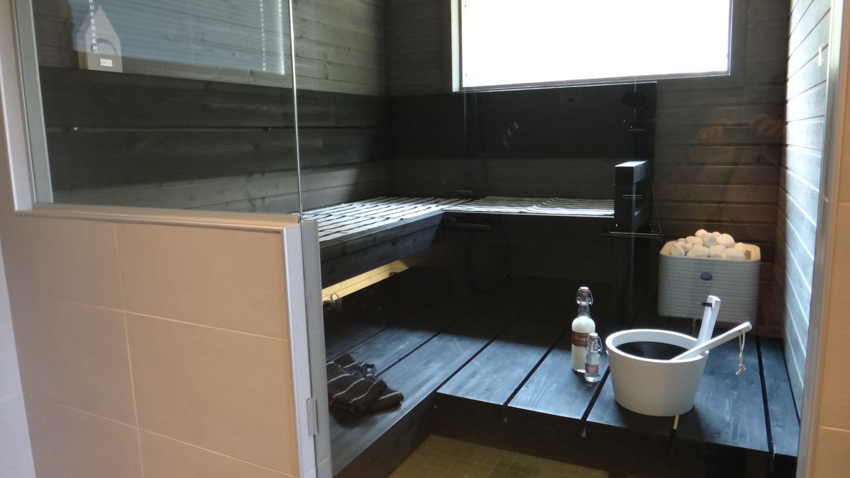 Сауна в частном загородном доме Сауна в частном загородном доме